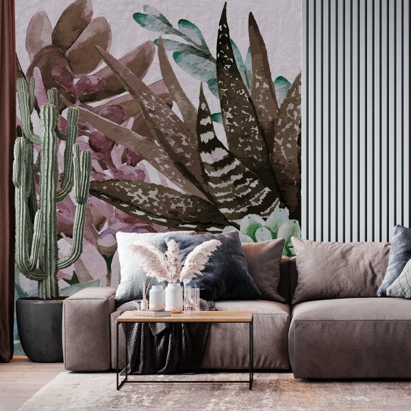carta-da-parati-violetcactus